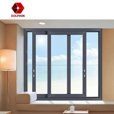 Louver Curtain Type Aluminum Sliding Window Insect Control Crimsafe Mesh
