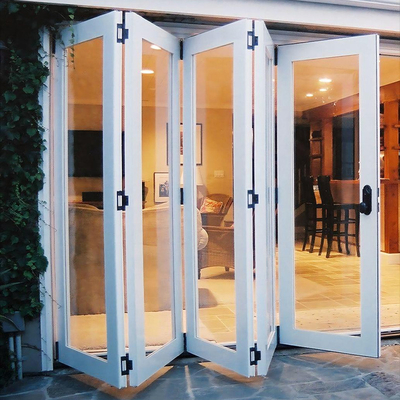 Sound And Heat Insulation Aluminum Folding Door 6063-T5 15 19mm