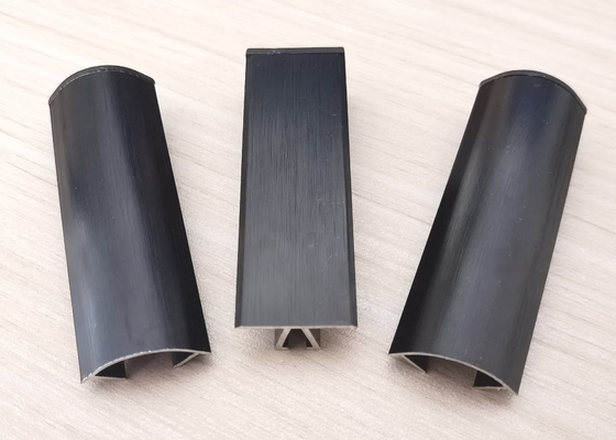 Electrostatic Spray Aluminum Alloy Profiles Standard Aluminium Extrusions