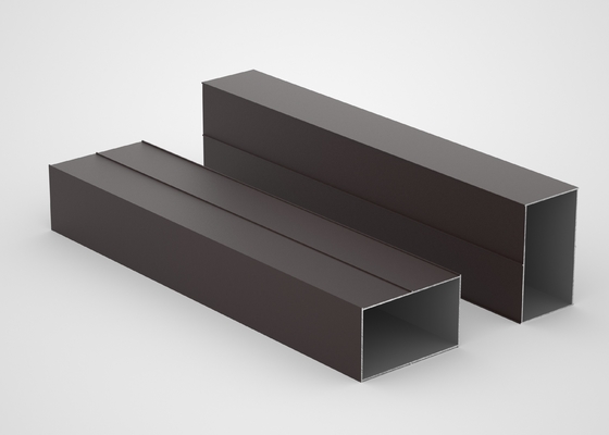 Wood Finish 6063 Aluminum Door Profiles  Strength Hardness Wear Resistance