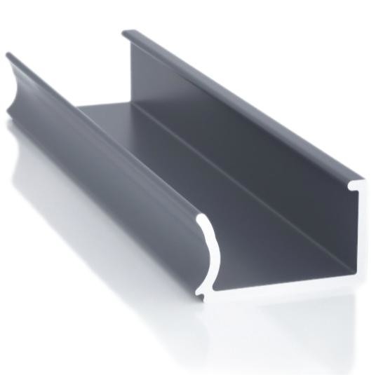 Half Round Curtain Wall Profiles Garage Roller Shutter Profile