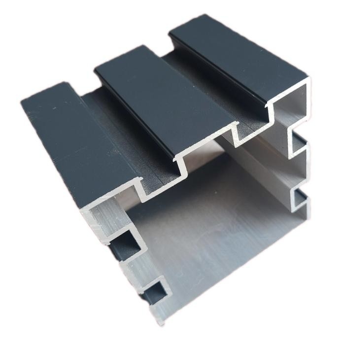2.7g/cm3 Powder Coating Casement Window Profile Energy Conservation
